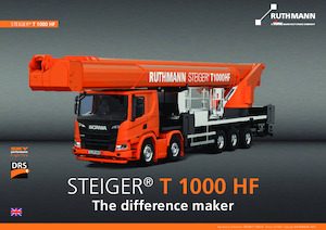 Plataformas telescópicas sobre camión Ruthmann STEIGER T 1000 HF