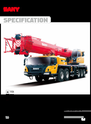 Grúas telesc. montadas sobre camión Sany STC1100T7-1