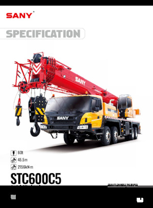 Grúas telesc. montadas sobre camión Sany STC600C5