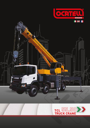 Grúas telesc. montadas sobre camión Locatelli TCL 55.50