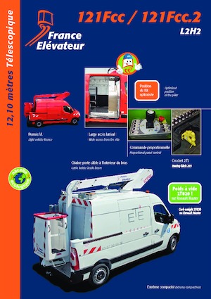 Plataformas telescópicas sobre camión France Elévateur 121 FCC