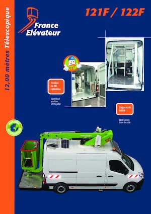 Plataformas telescópicas sobre camión France Elévateur 121 F