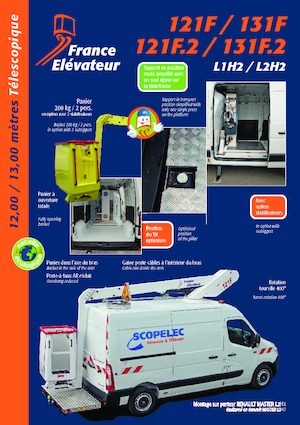 Plataformas telescópicas sobre camión France Elévateur 131 F