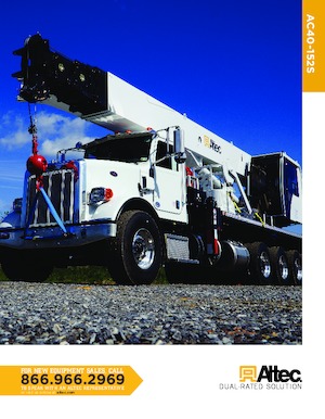 Grúas sobre camión Altec AC40-152S