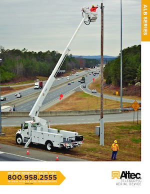 Plataformas telescópicas sobre camión Altec ALB37P