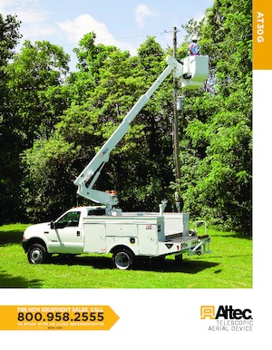 Plataformas telescópicas sobre camión Altec AT30G 