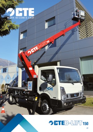 Plataformas telescópicas sobre camión CTE B-Lift 150 Pro
