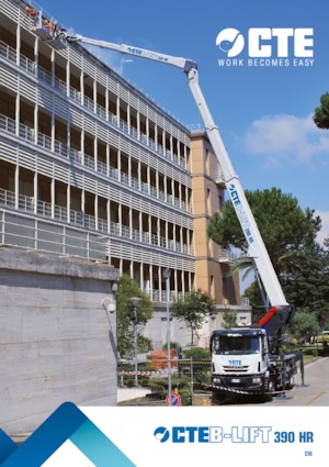 Plataformas telescópicas sobre camión CTE B-Lift 390 HR