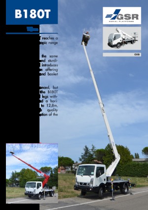 Plataformas telescópicas sobre camión GSR B180T Comfort X 