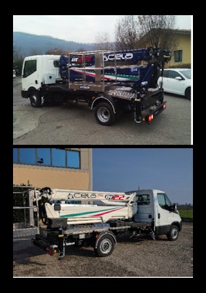 Plataformas telescópicas sobre camión CELA DT22