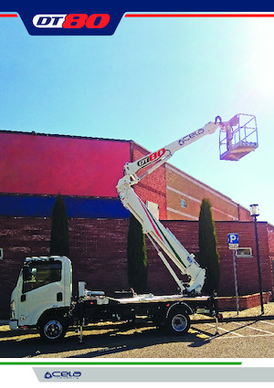 Plataformas telescópicas sobre camión CELA DT80