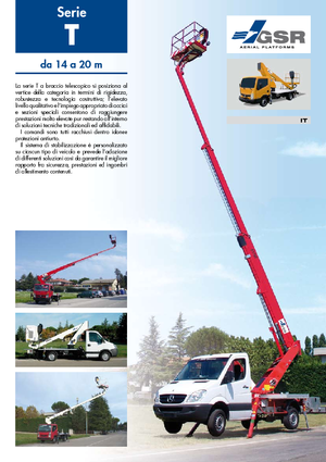Plataformas telescópicas sobre camión GSR E200T Comfort X
