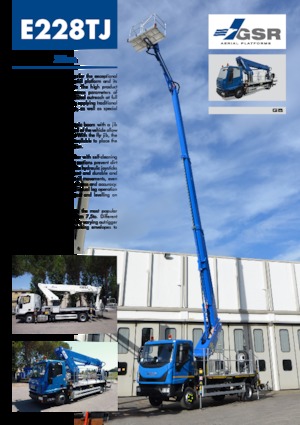 Plataformas telescópicas sobre camión GSR E228TJ Comfort
