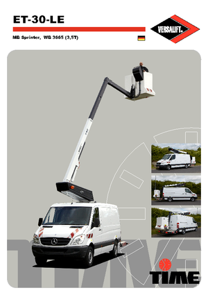 Plataformas telescópicas sobre camión Versalift ET-30-LE