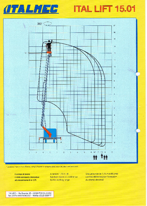 Plataformas telescópicas sobre camión Italmec Ital Lift 15.01