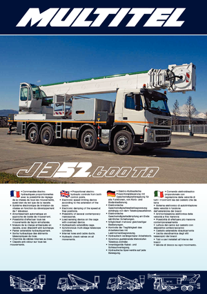 Plataformas telescópicas sobre camión Multitel J 352.600