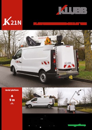 Plataformas telescópicas sobre camión Klubb K21N