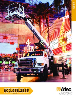 Plataformas telescópicas sobre camión Altec LS63
