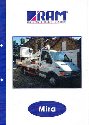 Plataformas telescópicas sobre camión RAM Mira 160 T