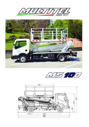 Plataformas telescópicas sobre camión Multitel MS 100 
