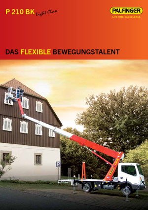 Plataformas telescópicas sobre camión Palfinger P210BK