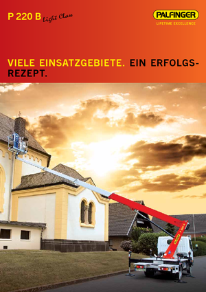 Plataformas telescópicas sobre camión Palfinger P220B