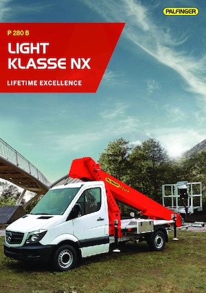 Plataformas telescópicas sobre camión Palfinger P 280 B