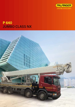 Plataformas telescópicas sobre camión Palfinger P 640