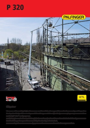 Plataformas telescópicas sobre camión Palfinger P 320