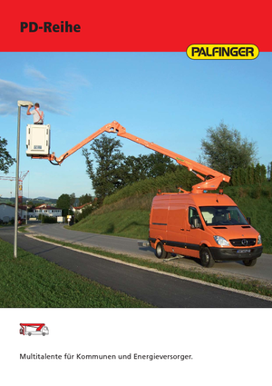 Plataformas telescópicas sobre camión Palfinger PD 182 V