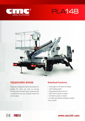 Plataformas telescópicas sobre camión CMC PLA148