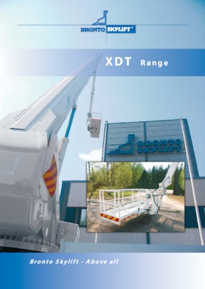 Plataformas telescópicas sobre camión Bronto Skylift S 37 XDT