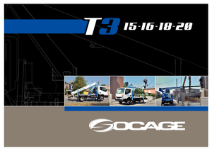 Plataformas telescópicas sobre camión Socage T315 ForSte