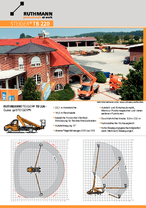 Plataformas telescópicas sobre camión Ruthmann TB 220 V3