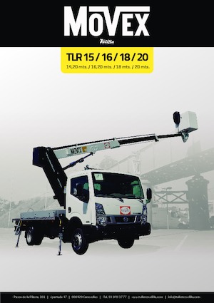 Plataformas telescópicas sobre camión Movex TLR 15
