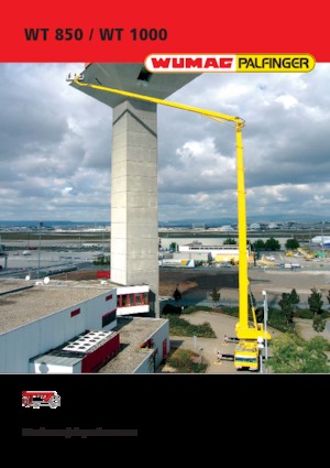 Plataformas telescópicas sobre camión Palfinger WT 1000