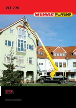 Plataformas telescópicas sobre camión Palfinger WT 270