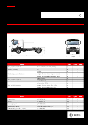 Tractoras Renault C CAB2300 460 4X2 T E6