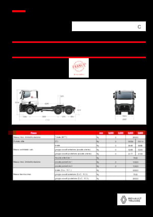 Tractoras Renault C T6X4 OFF ROAD 13L E6