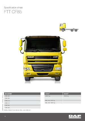 Tractoras DAF CF 85.460 FTT
