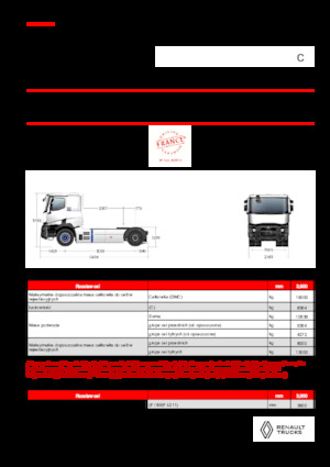 Tractoras Renault E-TECH C - T4x2 OFF ROAD