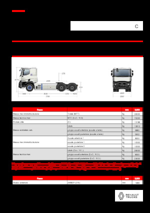 Tractoras Renault E-TECH C - T6x4 OFF ROAD