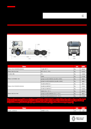 Tractoras Renault E-TECH C - T6x4 ROAD