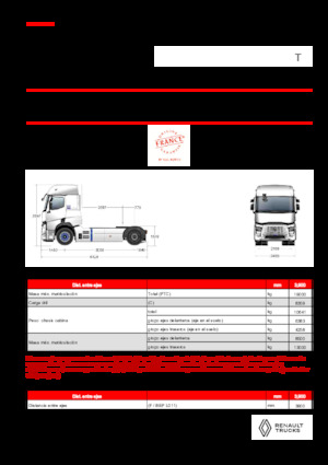 Tractoras Renault E-TECH T - T4x2