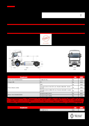 Tractoras Renault E-TECH T - T4x2