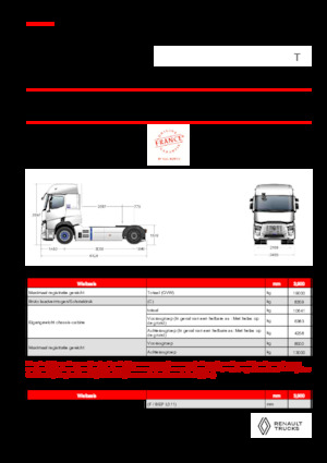 Tractoras Renault E-TECH T - T4x2