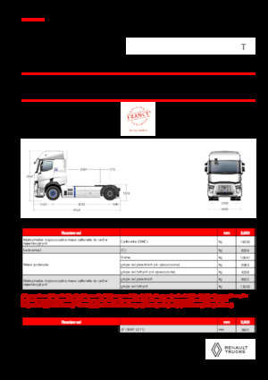 Tractoras Renault E-TECH T - T4x2