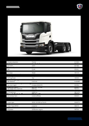 Tractoras Scania G 280 A6x4NA