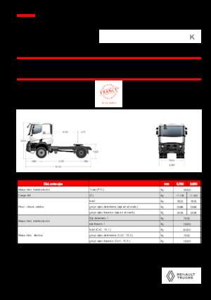 Tractoras Renault K T4X2 HEAVY 13L E6