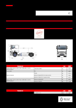 Tractoras Renault RT E-TECH C - T4x2 ROAD